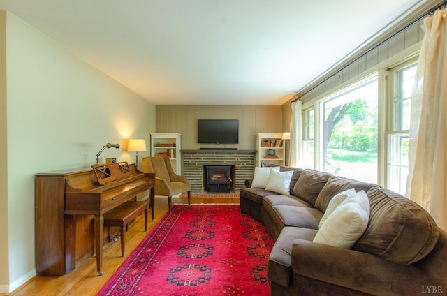 1426 Nelson Dr, Lynchburg, VA 24502 - living room featuring light wood-style flooring and baseboards