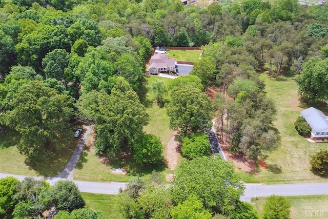 112 Cedarwood Ct, Forest, VA 24551 - bird's eye view of a heavily wooded area