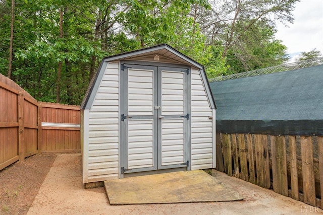112 Cedarwood Ct, Forest, VA 24551 - view of shed featuring a fenced backyard