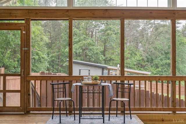 112 Cedarwood Ct, Forest, VA 24551 - sunroom / solarium with a view of trees