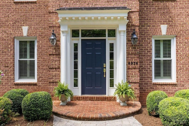 4936 Mountain Laurel Dr, Lynchburg, VA 24503 - view of exterior entry featuring brick siding