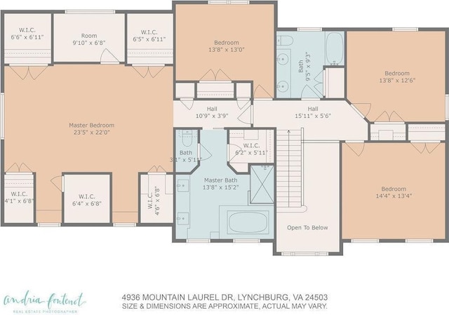4936 Mountain Laurel Dr, Lynchburg, VA 24503 - property floor plan