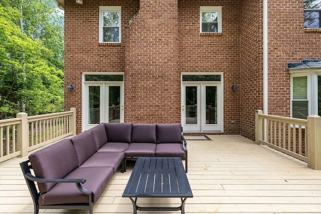 4936 Mountain Laurel Dr, Lynchburg, VA 24503 - wooden terrace with an outdoor hangout area