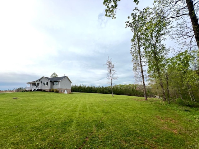 605 Beeks Ln, Spout Spring, VA 24593 - view of green lawn