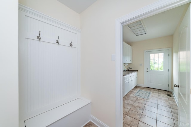 126 Golf Course Trl, Amherst, VA 24521 - mudroom featuring baseboards and light tile patterned floors