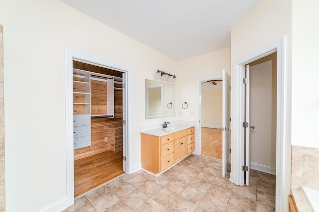 126 Golf Course Trl, Amherst, VA 24521 - full bathroom featuring vanity and a tub to relax in