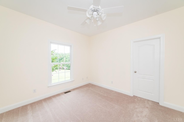 126 Golf Course Trl, Amherst, VA 24521 - unfurnished room featuring light colored carpet, baseboards, and a ceiling fan