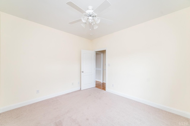 126 Golf Course Trl, Amherst, VA 24521 - unfurnished room featuring carpet, baseboards, and ceiling fan