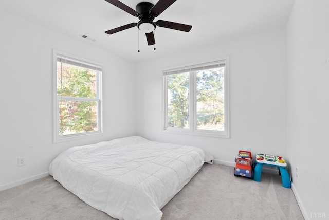 71 Patrick Ct, Madison Heights, VA 24572 - carpeted bedroom with baseboards and ceiling fan
