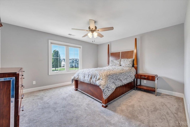 1037 Deer Hollow Rd, Forest, VA 24551 - carpeted bedroom featuring baseboards and a ceiling fan
