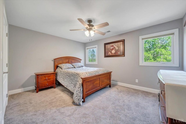 1037 Deer Hollow Rd, Forest, VA 24551 - carpeted bedroom featuring baseboards and ceiling fan