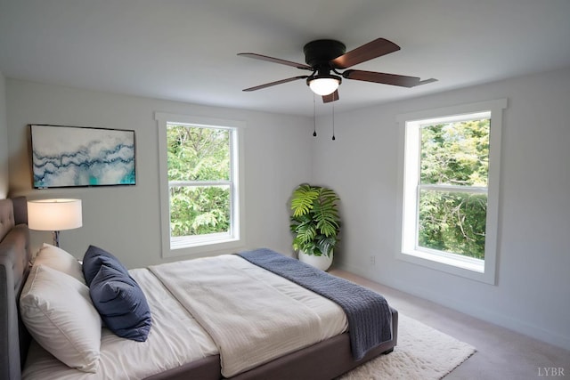 1001 3rd St, Lynchburg, VA 24504 - bedroom with multiple windows, carpet floors, and a ceiling fan