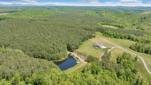 20438 Wyatts Way, Evington, VA 24550 - aerial view of property's location featuring a forest and a large body of water