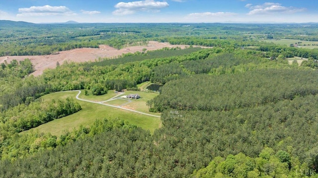 20438 Wyatts Way, Evington, VA 24550 - aerial overview of property's location with a heavily wooded area