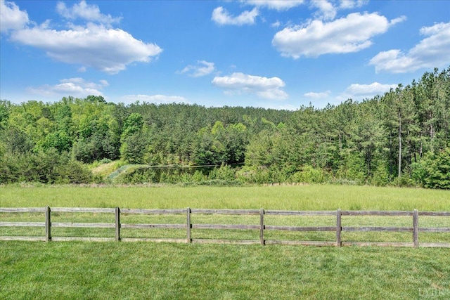 20438 Wyatts Way, Evington, VA 24550 - view of yard featuring a wooded view and a rural view