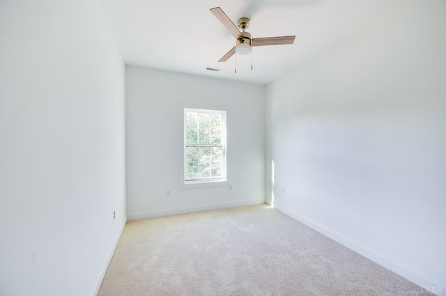 303 Westover Blvd, Lynchburg, VA 24501 - unfurnished room featuring light colored carpet, ceiling fan, and baseboards