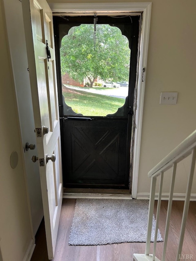3101 Link Rd Unit 68, Lynchburg, VA 24503 - doorway to outside featuring baseboards