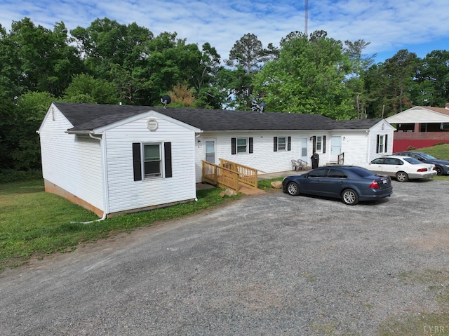 801 Henry St, Gretna, VA 24557 - view of front facade with roof with shingles