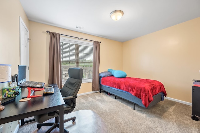 1810 Broadway St Unit 211, Lynchburg, VA 24501 - carpeted bedroom with baseboards and a desk