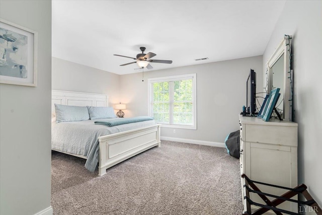 101 Trinity Ct, Lynchburg, VA 24502 - bedroom with baseboards, carpet floors, and ceiling fan