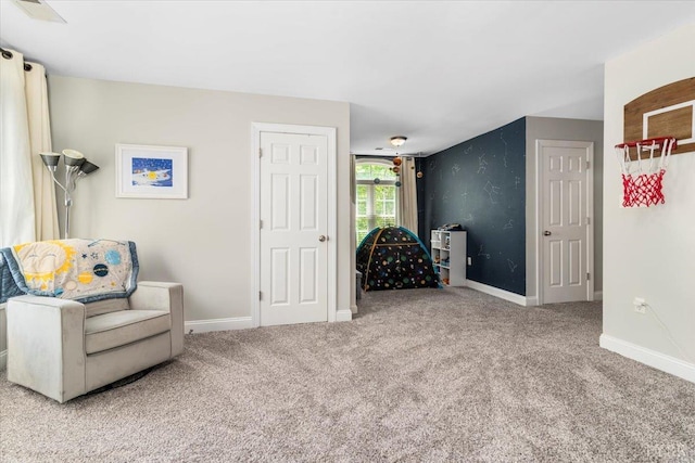 101 Trinity Ct, Lynchburg, VA 24502 - living area featuring carpet and baseboards