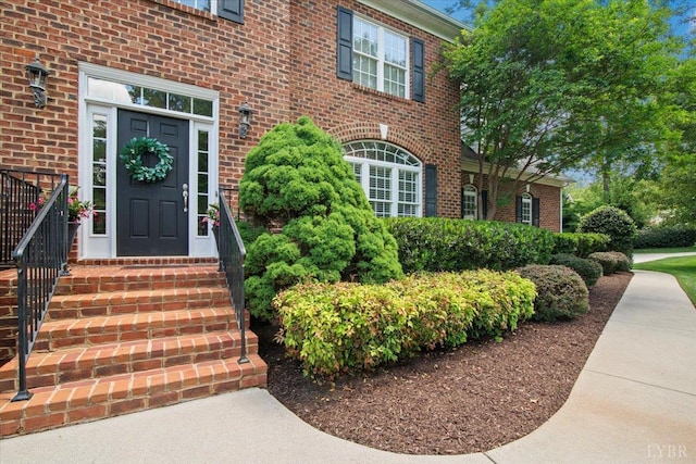 101 Trinity Ct, Lynchburg, VA 24502 - doorway to property with brick siding