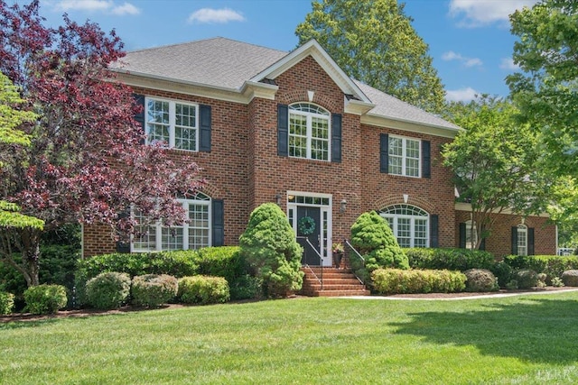 101 Trinity Ct, Lynchburg, VA 24502 - colonial house with a front yard and brick siding