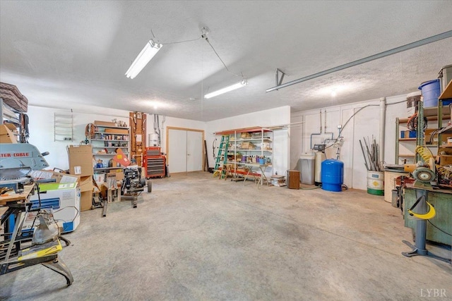 806 Cedar Key Ln, Huddleston, VA 24104 - garage featuring a workshop area