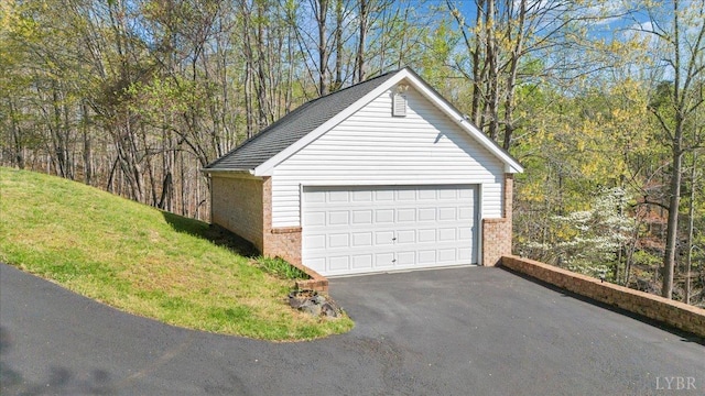 806 Cedar Key Ln, Huddleston, VA 24104 - view of detached garage