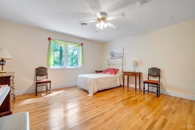 806 Cedar Key Ln, Huddleston, VA 24104 - bedroom with wood finished floors and a ceiling fan
