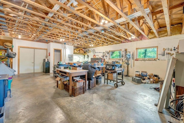 806 Cedar Key Ln, Huddleston, VA 24104 - basement with a workshop area