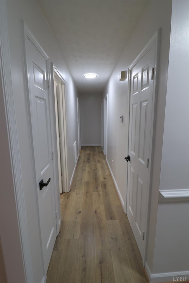 295 Charles Dr, Appomattox, VA 24522 - hall featuring light wood finished floors and baseboards
