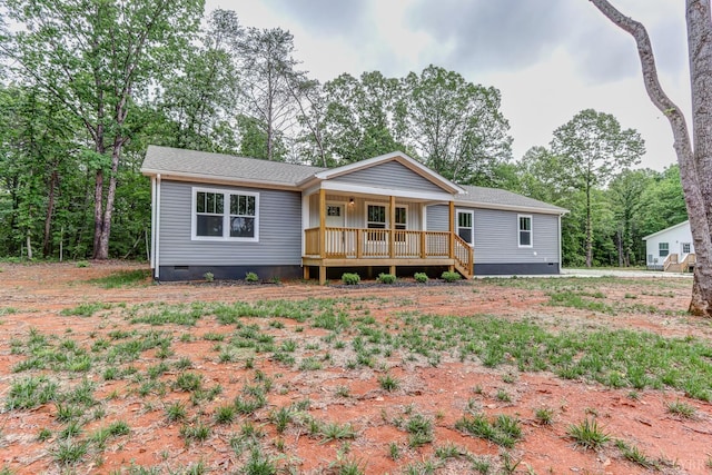 895 Union Hill Rd, Amherst, VA 24522 - view of front of home with a porch and crawl space