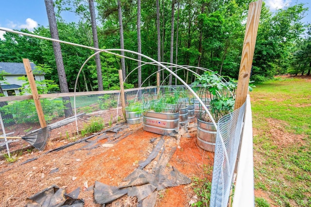135 Warner Rd, Lynchburg, VA 24504 - view of patio featuring a vegetable garden