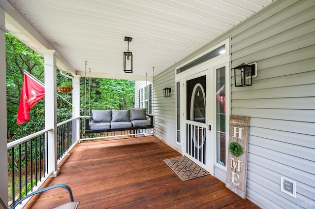 135 Warner Rd, Lynchburg, VA 24504 - view of wooden porch