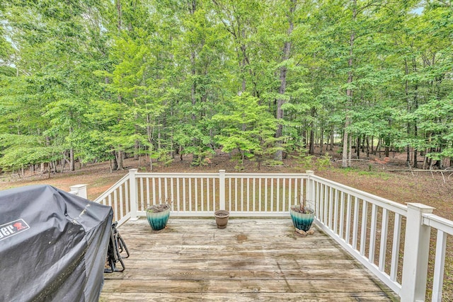 1309 W Pine Ridge Rd, Huddleston, VA 24014 - wooden terrace featuring a grill