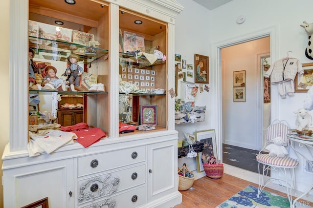 2770 W Lynchburg Salem Tpke, Bedford, VA 24523 - detailed view of wood finished floors and a smoke detector