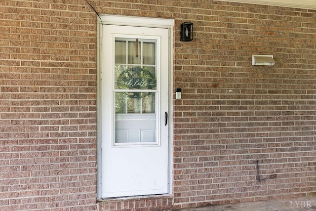 702 11th St, Altavista, VA 24517 - view of exterior entry with brick siding