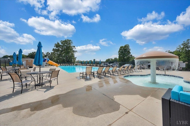 4 Golf View Ct, Huddleston, VA 24104 - community pool featuring a patio