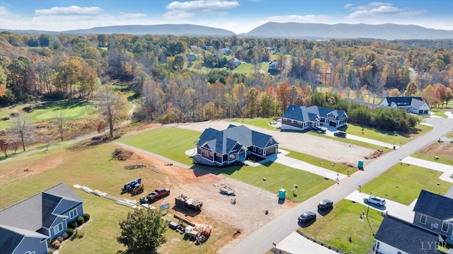4 Gof View Ct, Huddleston, VA 24104 - drone / aerial view of mountains and a heavily wooded area
