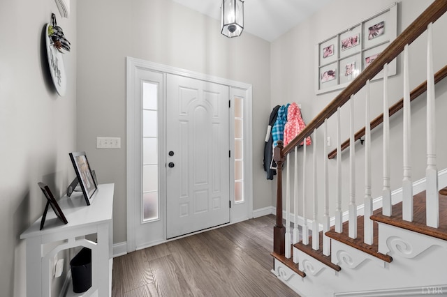 314 Cooper Way, Evington, VA 24550 - entrance foyer featuring wood finished floors and baseboards
