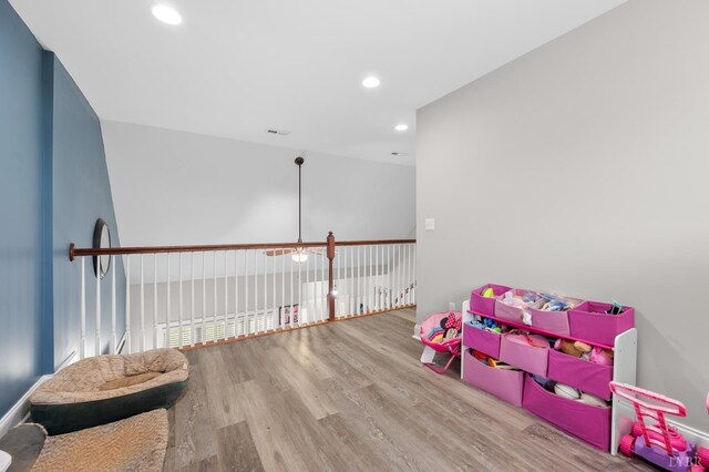 314 Cooper Way, Evington, VA 24550 - game room featuring wood finished floors and recessed lighting