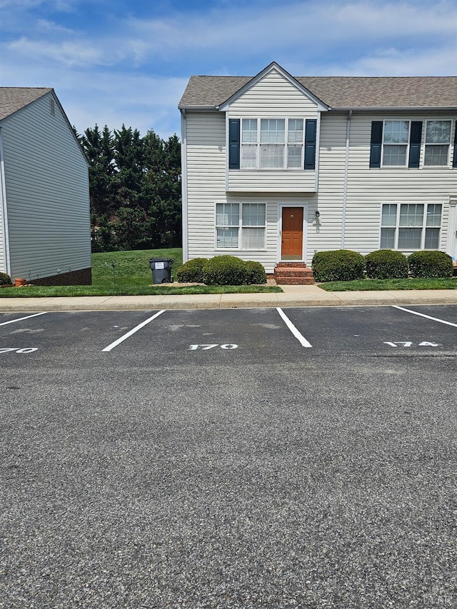 170 Mulberry Cir, Lynchburg, VA 24502 - uncovered parking lot featuring entry steps