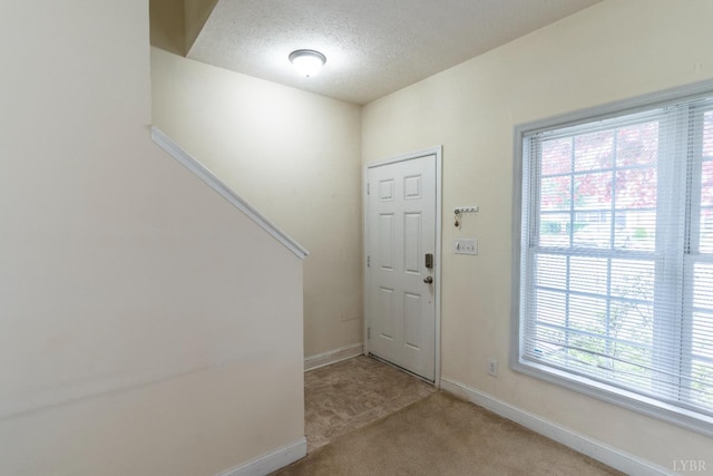 1600 Wards Ferry Rd Unit 204, Lynchburg, VA 24502 - entrance foyer featuring light colored carpet, baseboards, and a textured ceiling