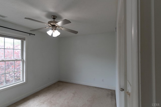1600 Wards Ferry Rd Unit 204, Lynchburg, VA 24502 - unfurnished room with light carpet, baseboards, and a ceiling fan