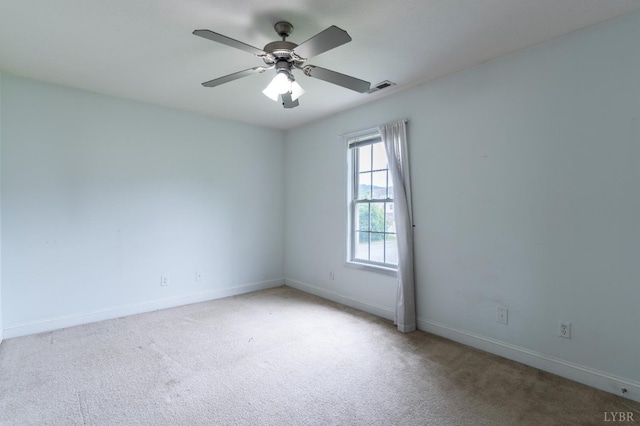 1600 Wards Ferry Rd Unit 204, Lynchburg, VA 24502 - carpeted spare room featuring baseboards and a ceiling fan