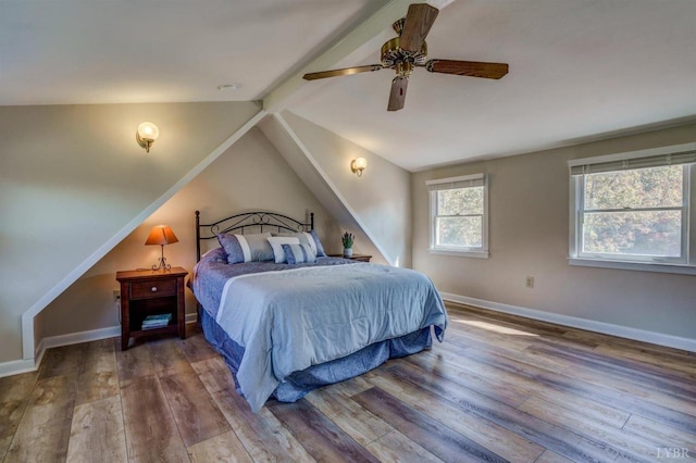 450 Holyfield Ln, Moneta, VA 24121 - bedroom featuring hardwood / wood-style floors and a ceiling fan