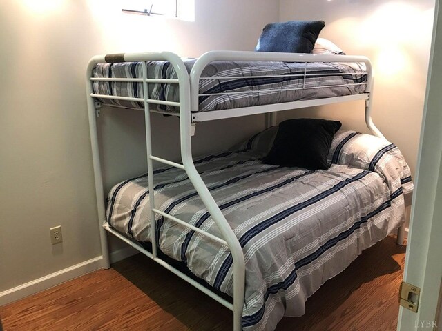 450 Holyfield Ln, Moneta, VA 24121 - bedroom featuring wood finished floors and baseboards