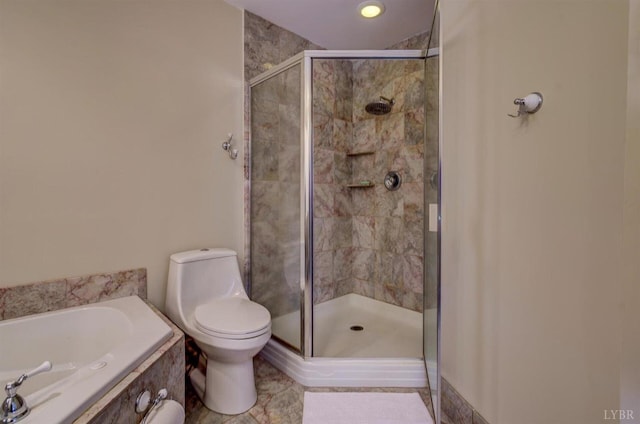 450 Holyfield Ln, Moneta, VA 24121 - bathroom with a garden tub and a shower stall