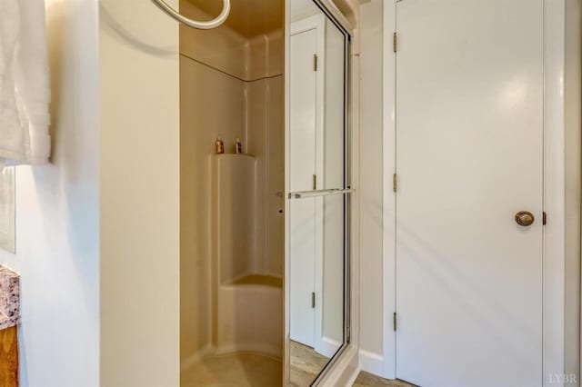 450 Holyfield Ln, Moneta, VA 24121 - full bathroom featuring a shower stall